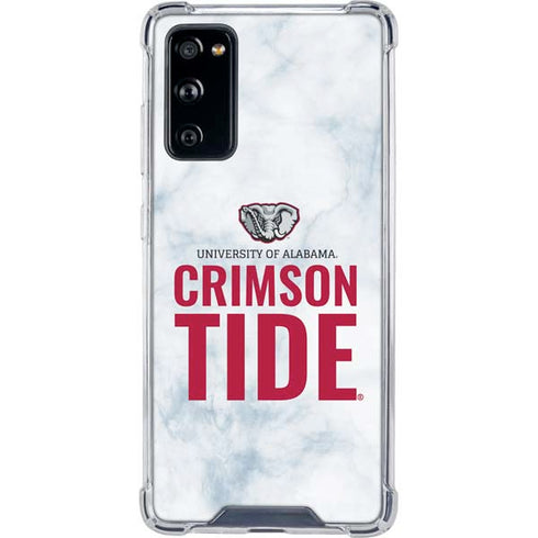 University of Alabama Crimson Tide Net Galaxy S20 FE Clear Case